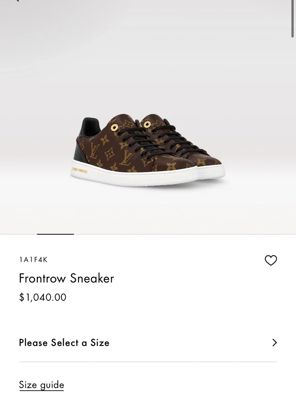 Louis Vuitton Women’s Brown Monogram Low-Top Sneaker